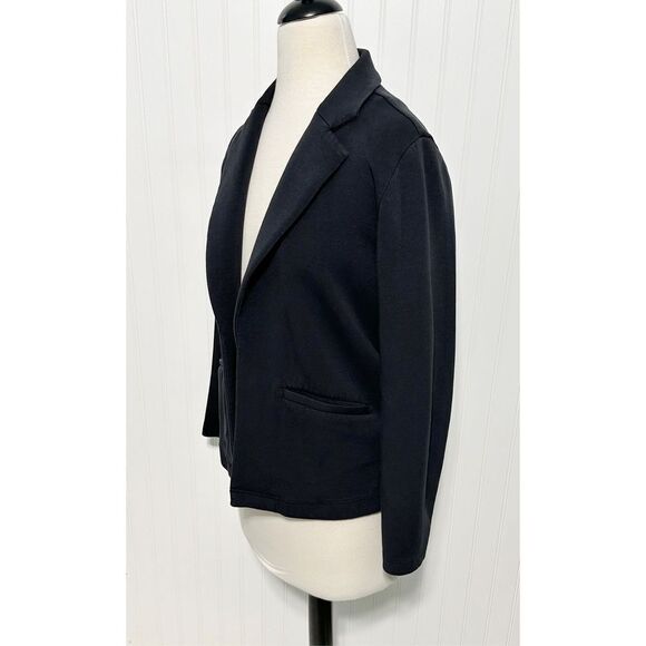 41 Hawthorn Women's Open‎ Front Notch Lapel Blazer Jacket Pockets Black Small - Picture 7 of 11